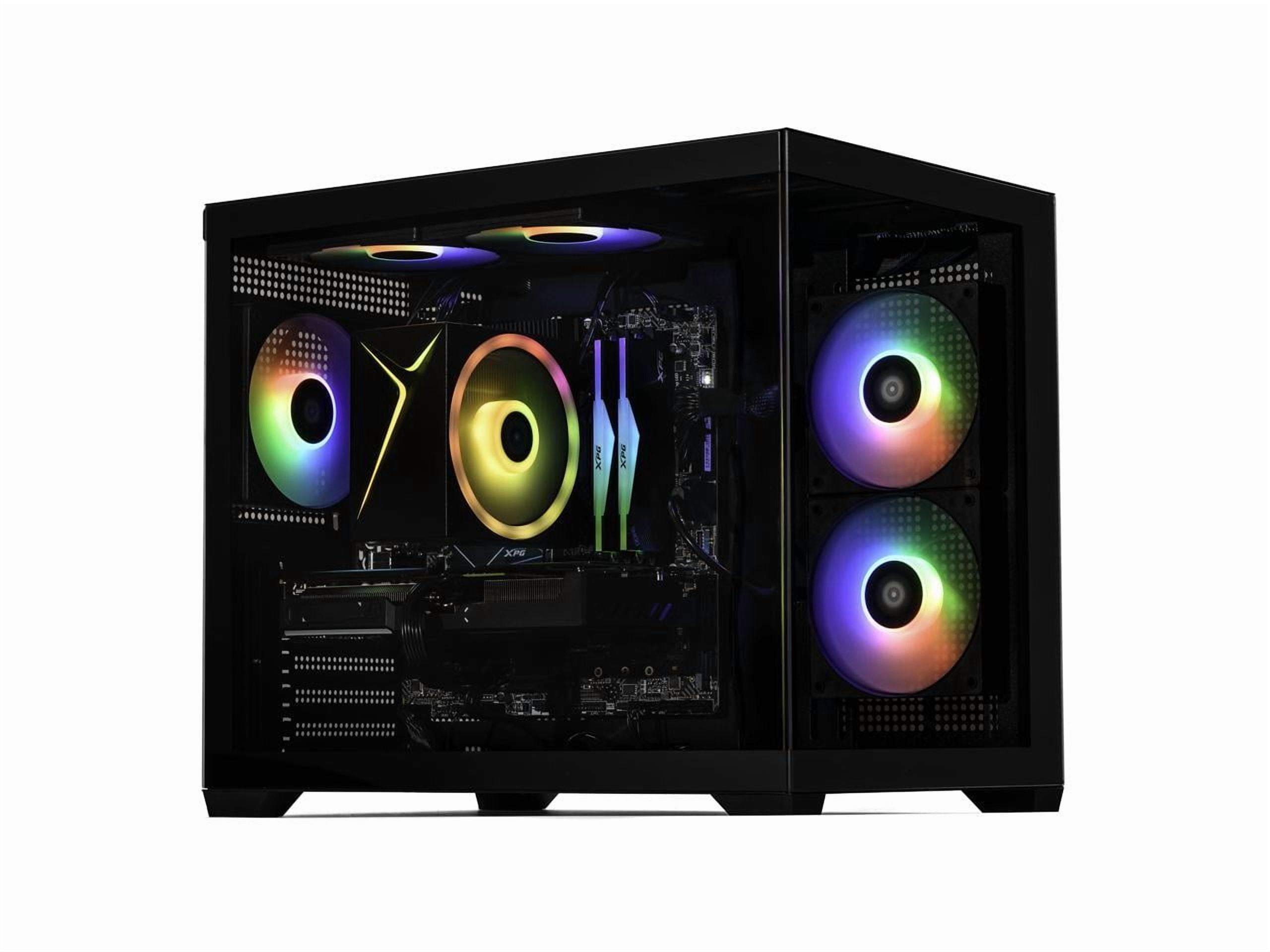 STORMCRAFT Gaming PC SIRIUS AMD Ryzen 5 8400F AMD Radeon RX 9060 XT 16GB - AI Powered 32GB (16Gx2) DDR5 RGB 6000MHz 1TB NVMe SSD 650W PSU Windows 11 Home  SI8400FCB-96BN1