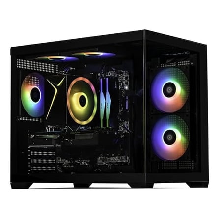 STORMCRAFT Gaming PC SIRIUS Intel Core i5-14400F Intel Arc B580 12GB OC ASROCK AI Powered 16GB DDR5 RGB 6000MHz 1TB NVMe SSD 650W PSU Windows 11 Home - SI1440FBB-B58N1