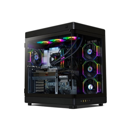 STORMCRAFT Gaming PC WIZARD AMD Ryzen 7 7800X3D NVIDIA GeForce RTX 5080 – AI Powered 32GB DDR5 6000MHz RGB 2TB SSD 360mm AIO Windows 11 Home - WI780XDCC-580N1