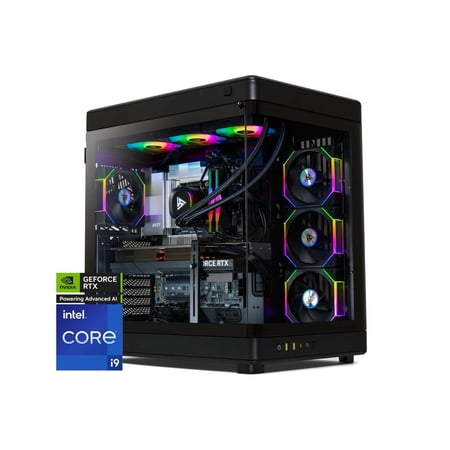 STORMCRAFT Gaming PC WIZARD Intel Core i9-14900KF NVIDIA GeForce RTX 5080 – AI Powered 32GB DDR5 6000MHz RGB 2TB SSD 360mm AIO Windows 11 Home - WI149KFCC-580N1