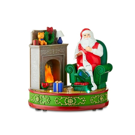 Animated Story Telling Santa, 6 in, by Holiday Time