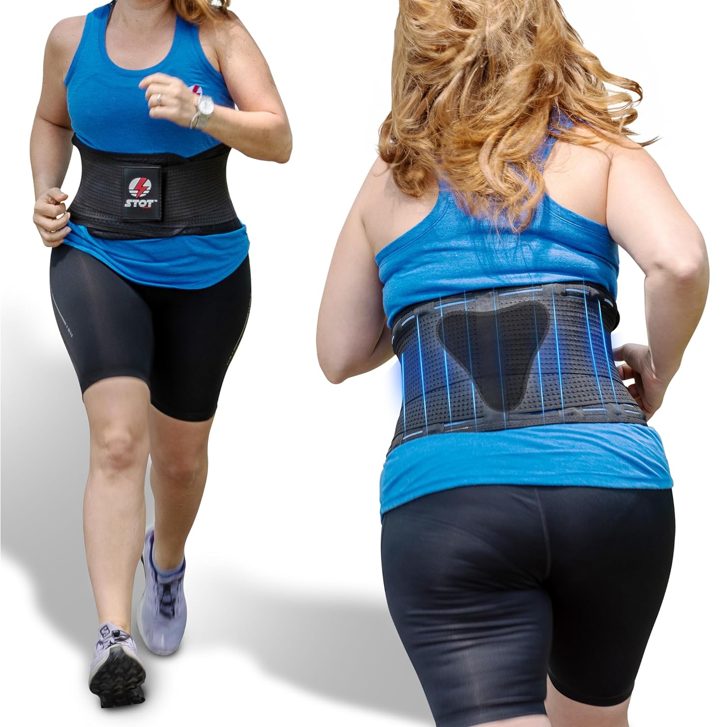 STOT SPORTS Supportive Back Brace for Heavy Lifting & Work