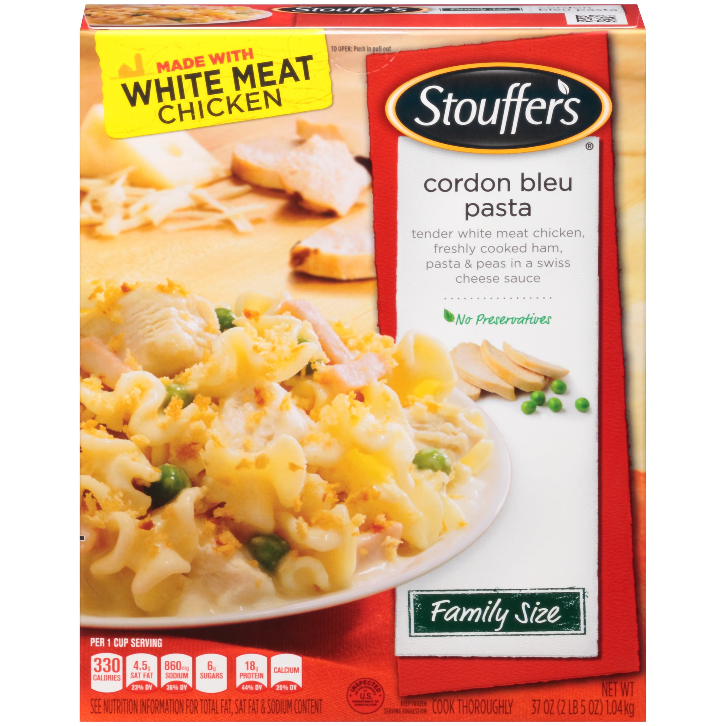 STOUFFER'S Family Size Cordon Bleu Pasta 37 oz. Box