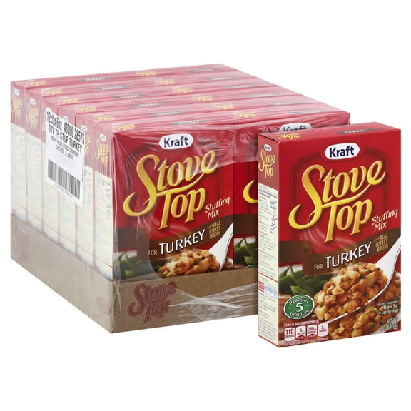 STOVE TOP 6 OZ STUFFING MIX TURKEY 12 BOX/CARTON CASE