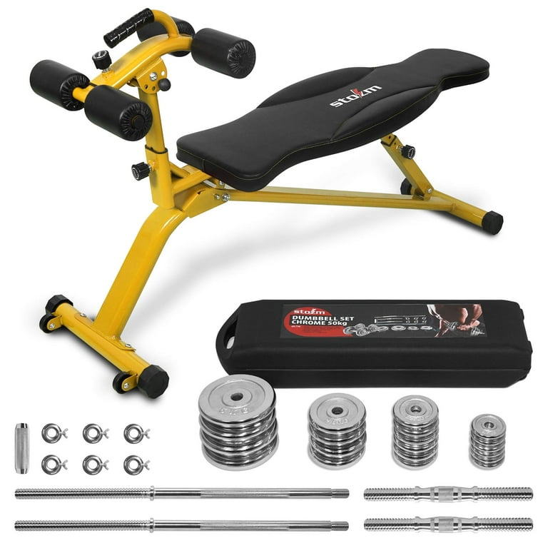 Adjustable Bench & Dumbbell Set - Combo Pack