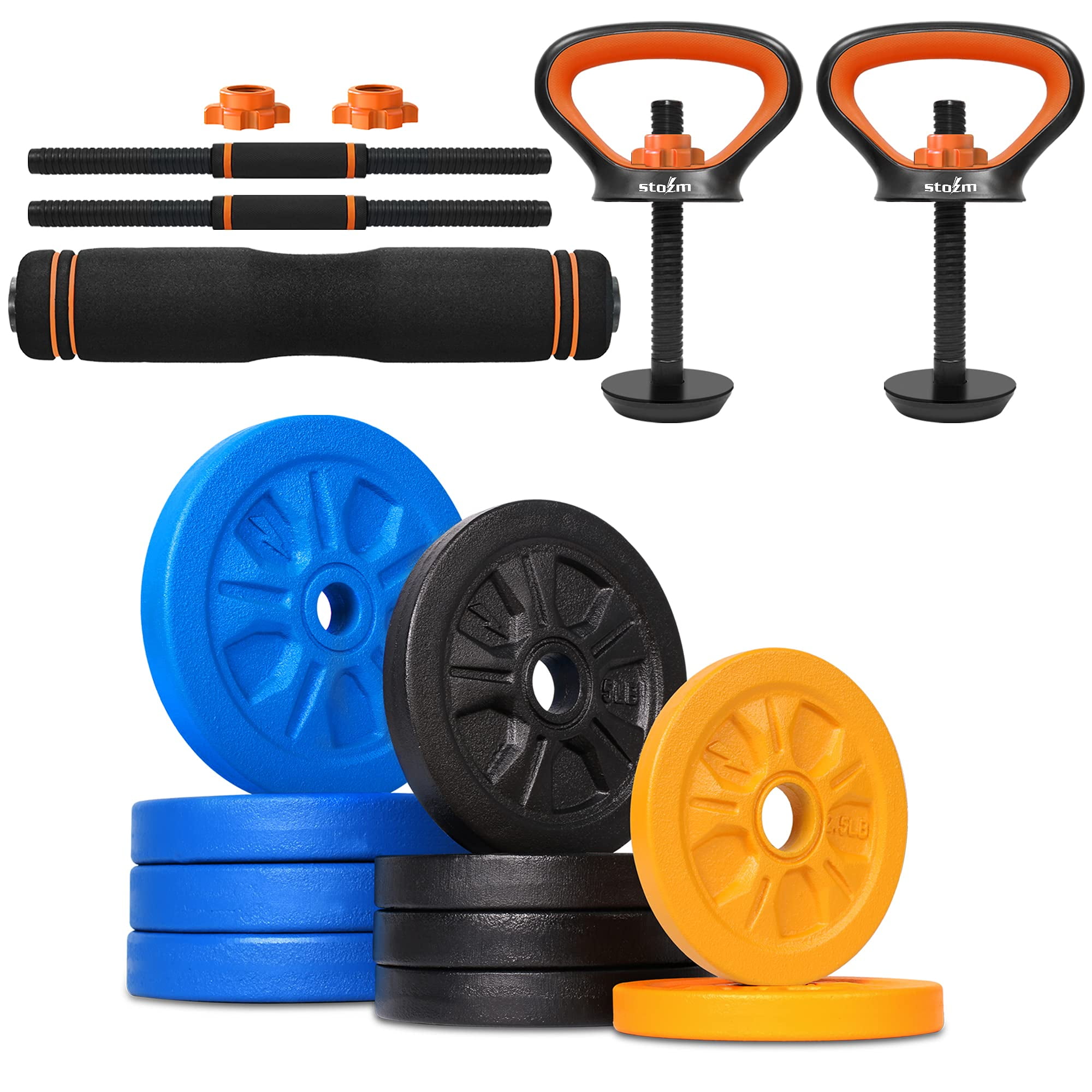 STOZM Weightlifting Accessories Set with Adjustable Dumbbell