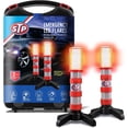 thumbnail image 1 of STP LED Road Flares, Multipurpose Roadside Safety Car Emergency Kit, 2-Pack, 1 of 10