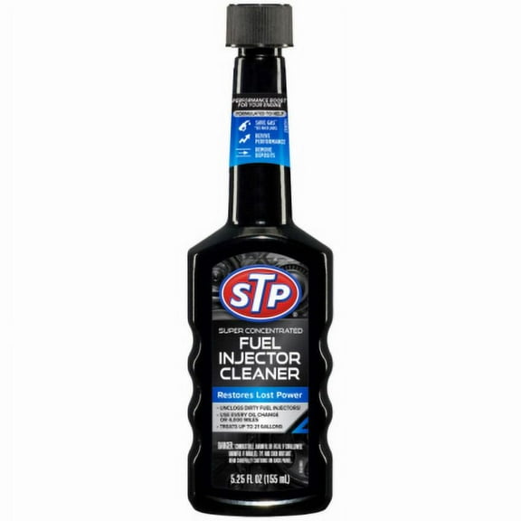 STP 5.25 OZ Super Concentrated Fuel Injector Cleaner Unclogs Dirty Fue, Each