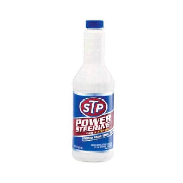 STP 66046 Power Steering Fluid + Stop Leak for Car Engines, 12 Oz