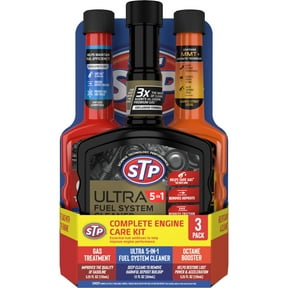 STP 3-Pack Gasoline Engine & Fuel Additives - Fuel System Cleaner, Gas Treatment, & Octane Booster for Better Engine Performance