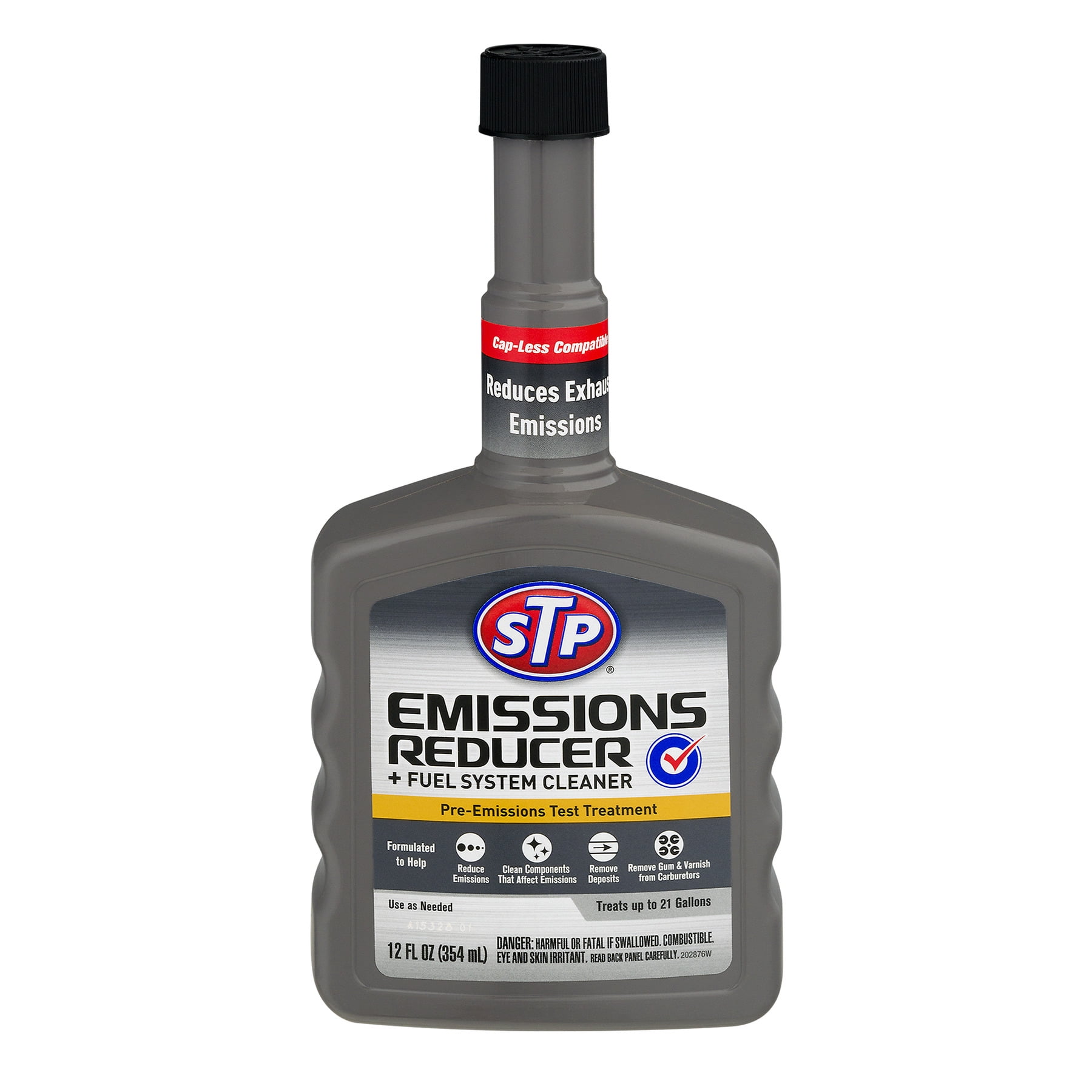 STP Emissions Reducer + Fuel System Cleaner, 12 fluid ounces
