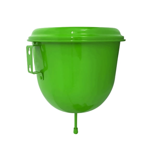 STP GOODS Aluminum Wall Lavabo 4.75 Qt (4.5 L) Tap up Hand Sink with Lid Indoor Outdoor Rukomoynik HandWasher Tank Washer Tank for Tiny House Portable Sink, Green