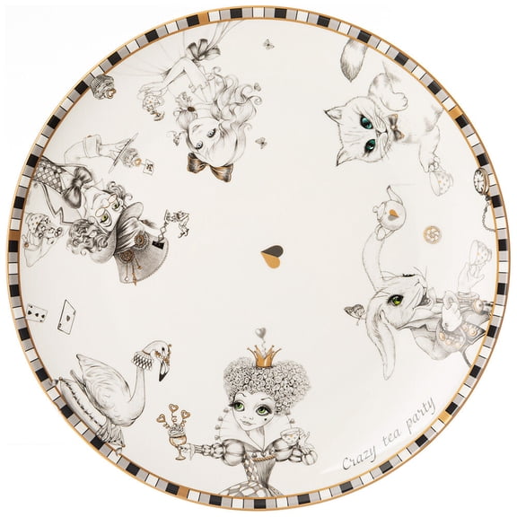 STPgoods Fairytale Porcelain Dinner Plate 10" (25.5 cm)