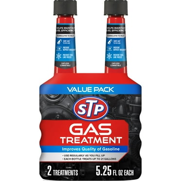 STP Gas Treatment For Any Gasoline Engine - 5.25 fl oz (2 Count)