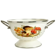 STP Goods 2.6 Qt Enameled High Quality Versatile Colander - 2.6Qt Mushrooms