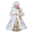 thumbnail image 1 of STP Goods Gold Snow Maiden Animated Musical Christmas Figurine 12" (30 cm) Snegurochka Holiday Figurine Xmas Standing Decoration Xmas Figure Doll Decoration Christmas Decor Holiday Decor, 1 of 1