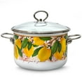 thumbnail image 1 of STP Goods  Lemons Enamel on Steel Stock Pot 4.2 Qt, 1 of 4