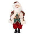 thumbnail image 1 of STP Goods Santa Claus 9" Christmas Figurine Green / Red, 1 of 5