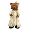 thumbnail image 1 of STP Goods Teddy Bear Christmas Decoration 21.6” (55 cm) Bear Christmas Figurine Holiday Décor Xmas Standing Decoration Xmas Figure Doll Decoration, Gold and White, 1 of 6