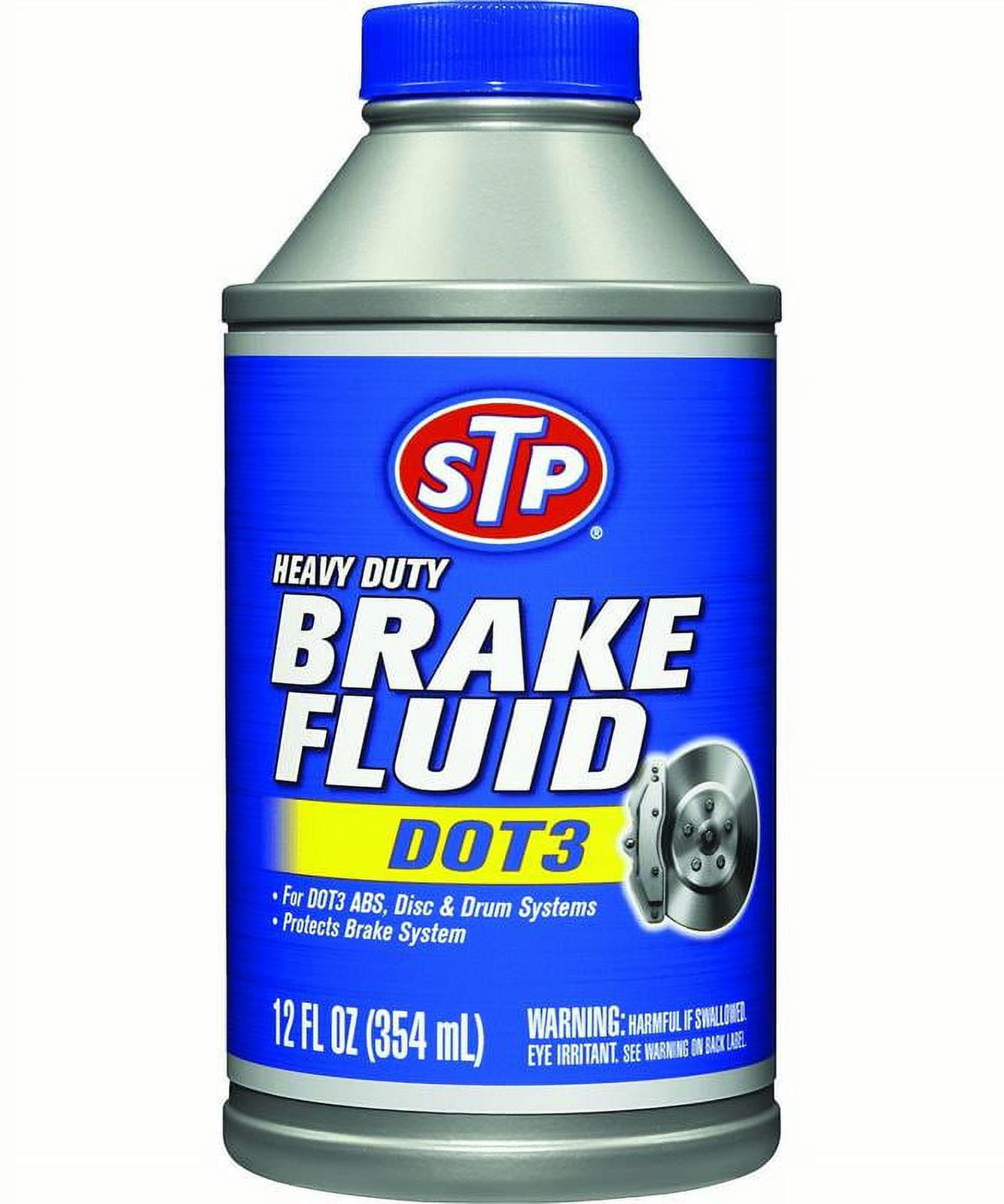 STP Heavy Duty DOT 3 Brake Fluid 12 oz, 50000 Mile