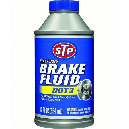 STP Heavy Duty DOT 3 Brake Fluid 12 oz, 50000 Mile