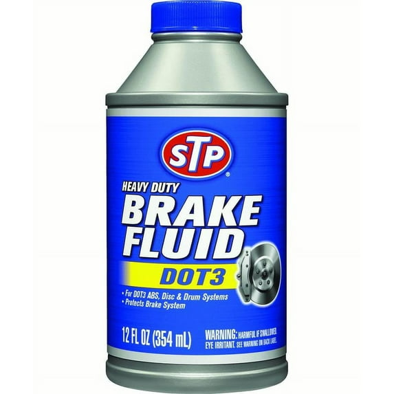 STP Heavy Duty DOT 3 Brake Fluid 12 oz, 50000 Mile