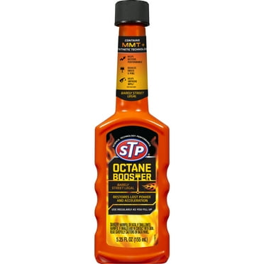 STP Octane Booster Fuel Additive for Gasoline Engines, 5.25 fl oz