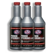 STP Power Steering Fluid & Stop Leaking، 12 Fl.oz، 3 Packs   