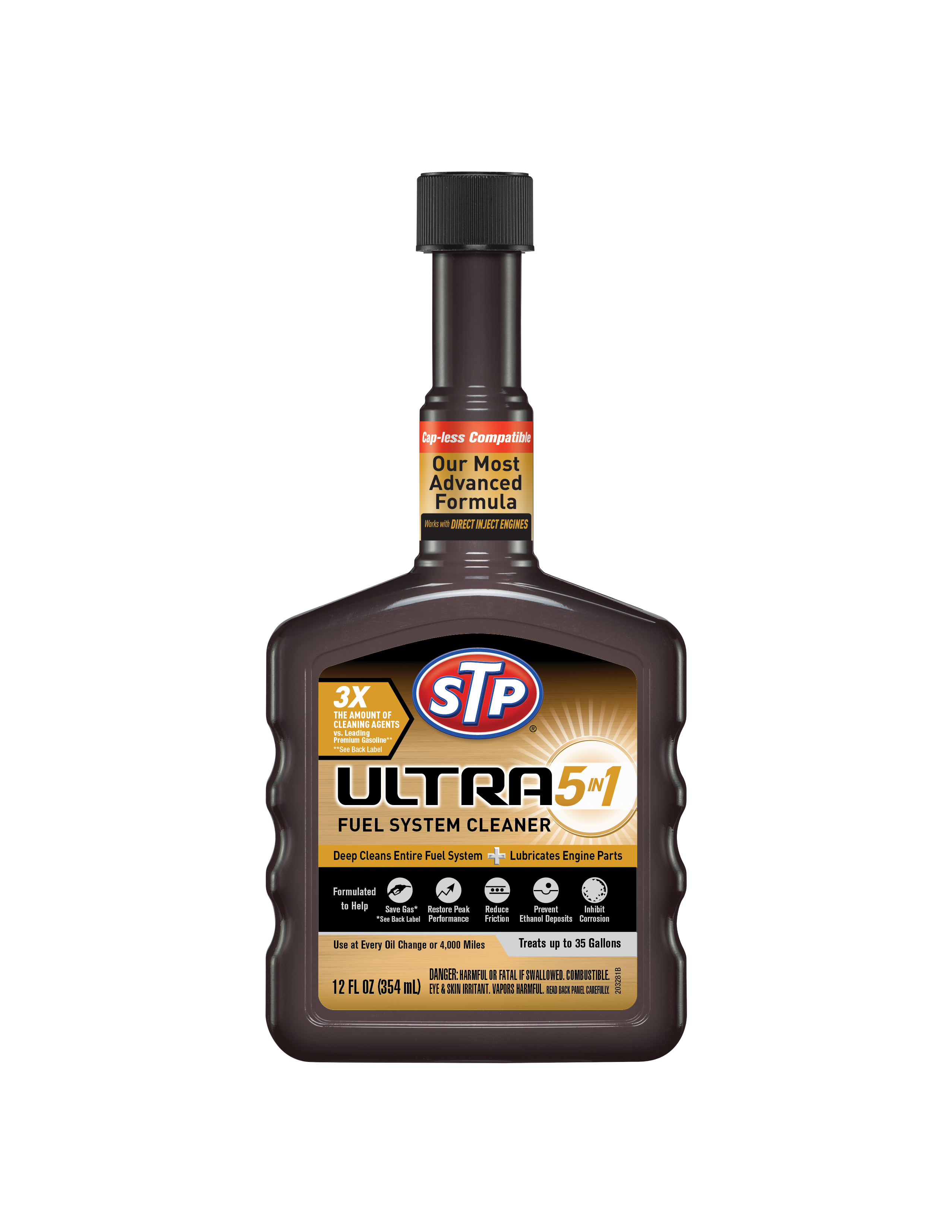 STP (R) Ultra 5 in 1 Fuel System Cleaner - 12 OZ - image 1 of 5