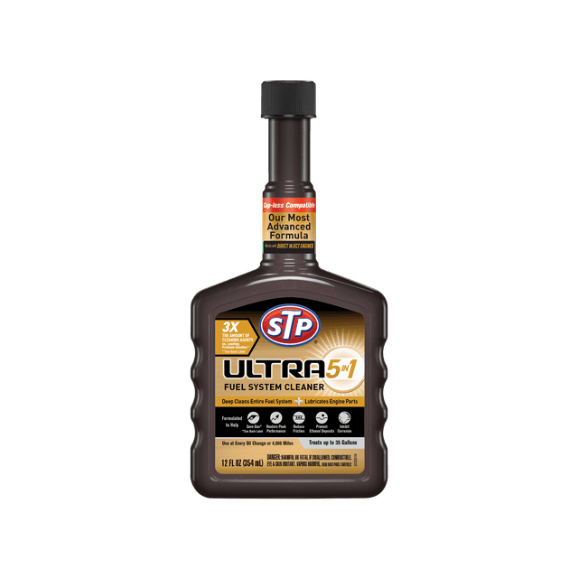 STP (R) Ultra 5 in 1 Fuel System Cleaner - 12 OZ