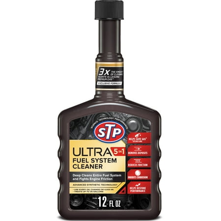 STP (R) Ultra 5 in 1 Fuel System Cleaner - 12oz