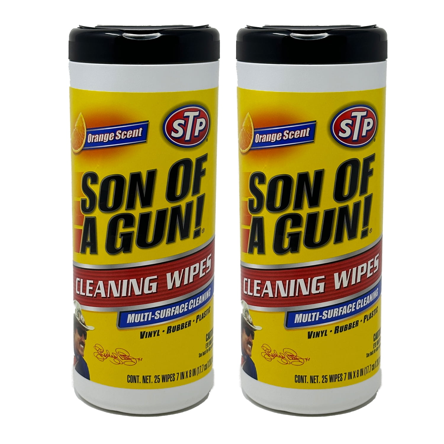STP Son of a Gun Cleaning Wipes 25ct Car Cleaning Wipes for Quick and