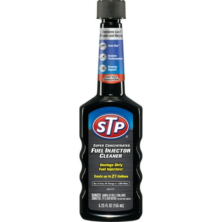 STP Super Concentrated Fuel Injector Cleaner 5.25 FL OZ - Automotive Additive