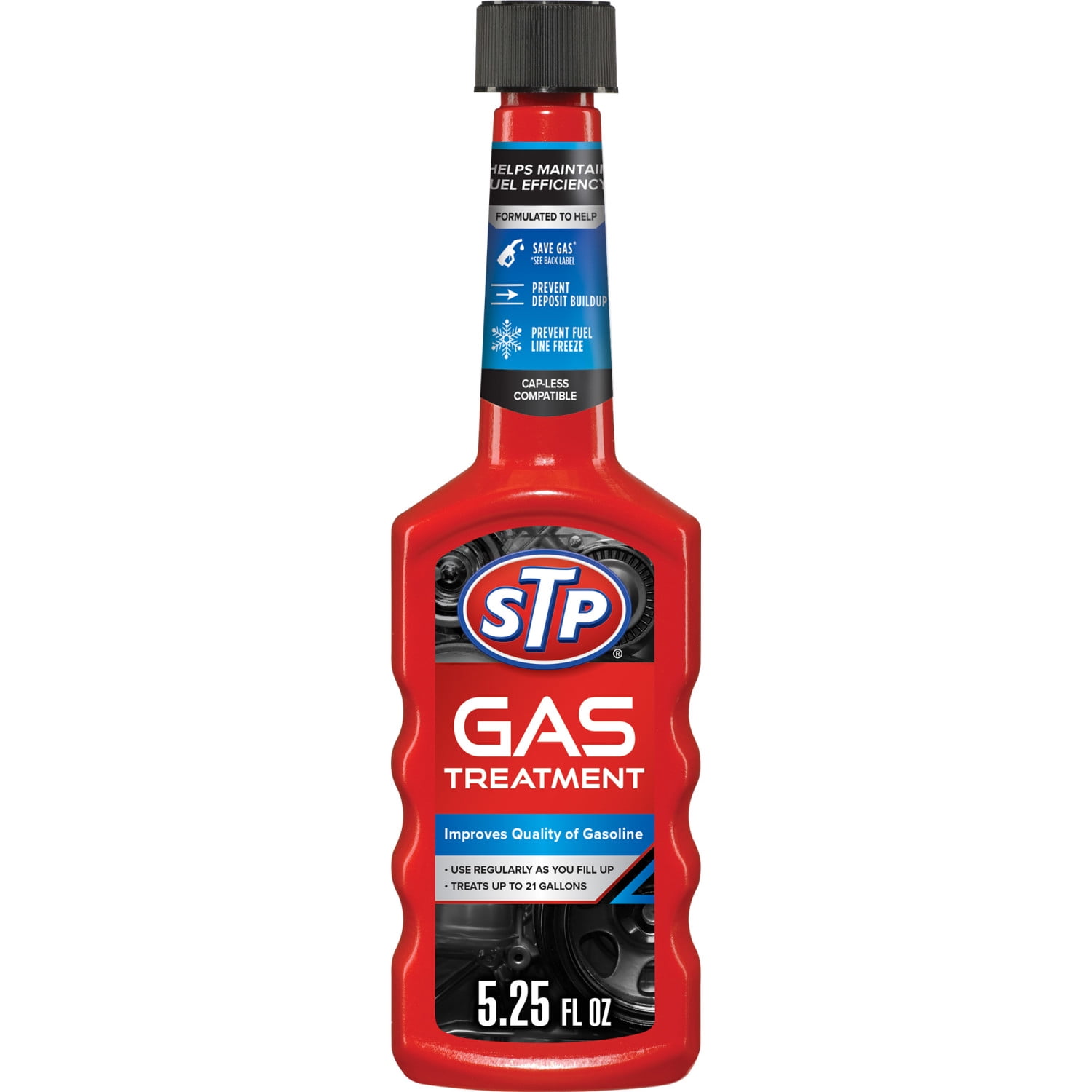 STP Super Concentrated Gas Treatment, 5.25 fl oz Bottle, Improves