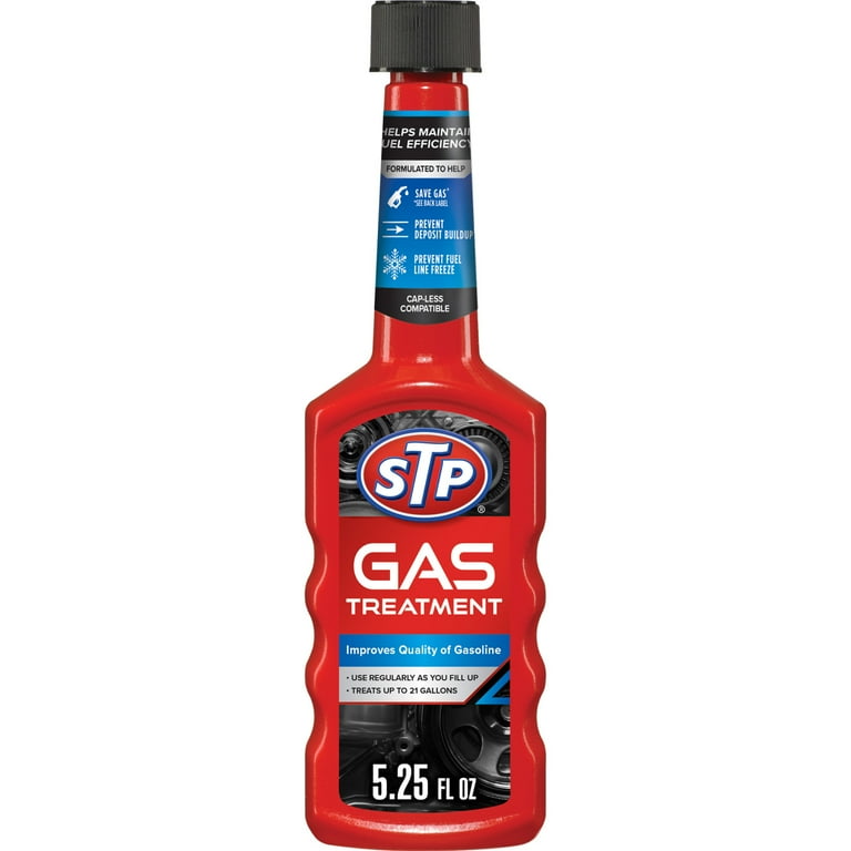 STP Super Concentrated Gas Treatment, 5.25 fl oz Bottle, Improves