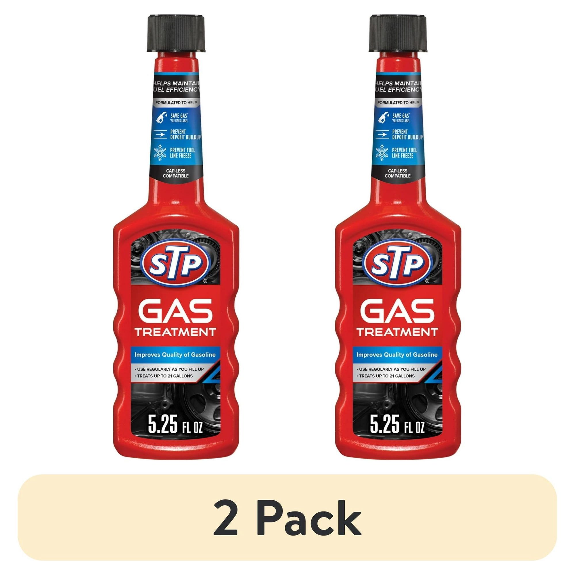 STP Super Concentrated Gas Treatment | 5.25 fl oz Bottles | 2-Pack