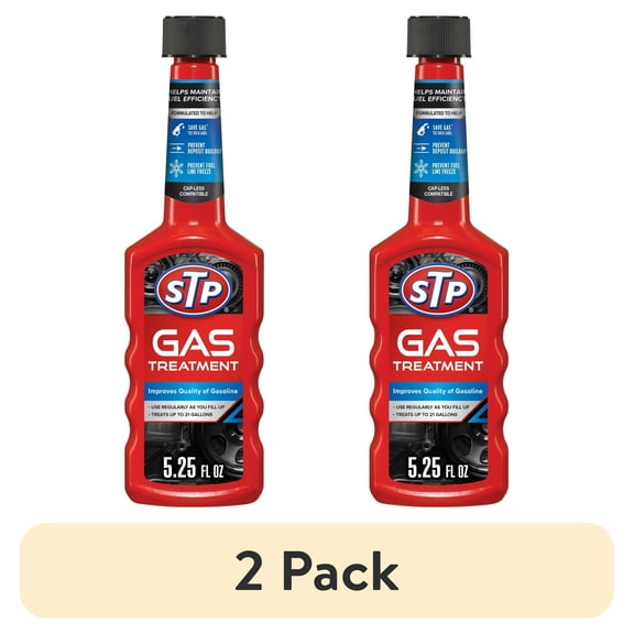 STP Super Concentrated Gas Treatment | 5.25 fl oz Bottles | 2-Pack