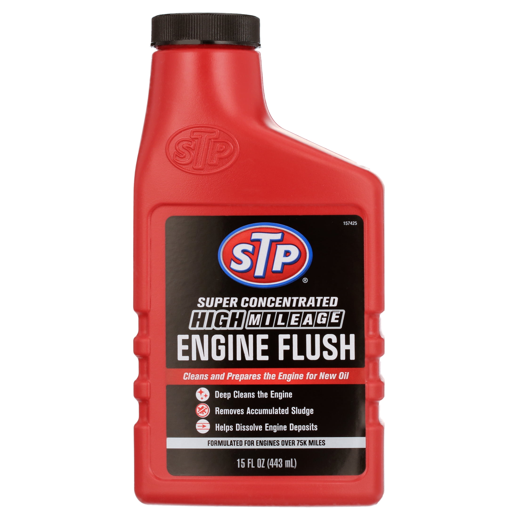 STP® Super Concentrated High Mileage Engine Flush (15 fl. oz.)