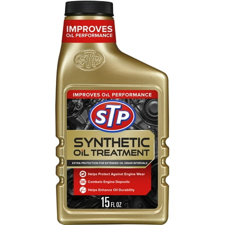 STP Synthetic Oil Treatment Engine Oil Additive, 15 fl oz