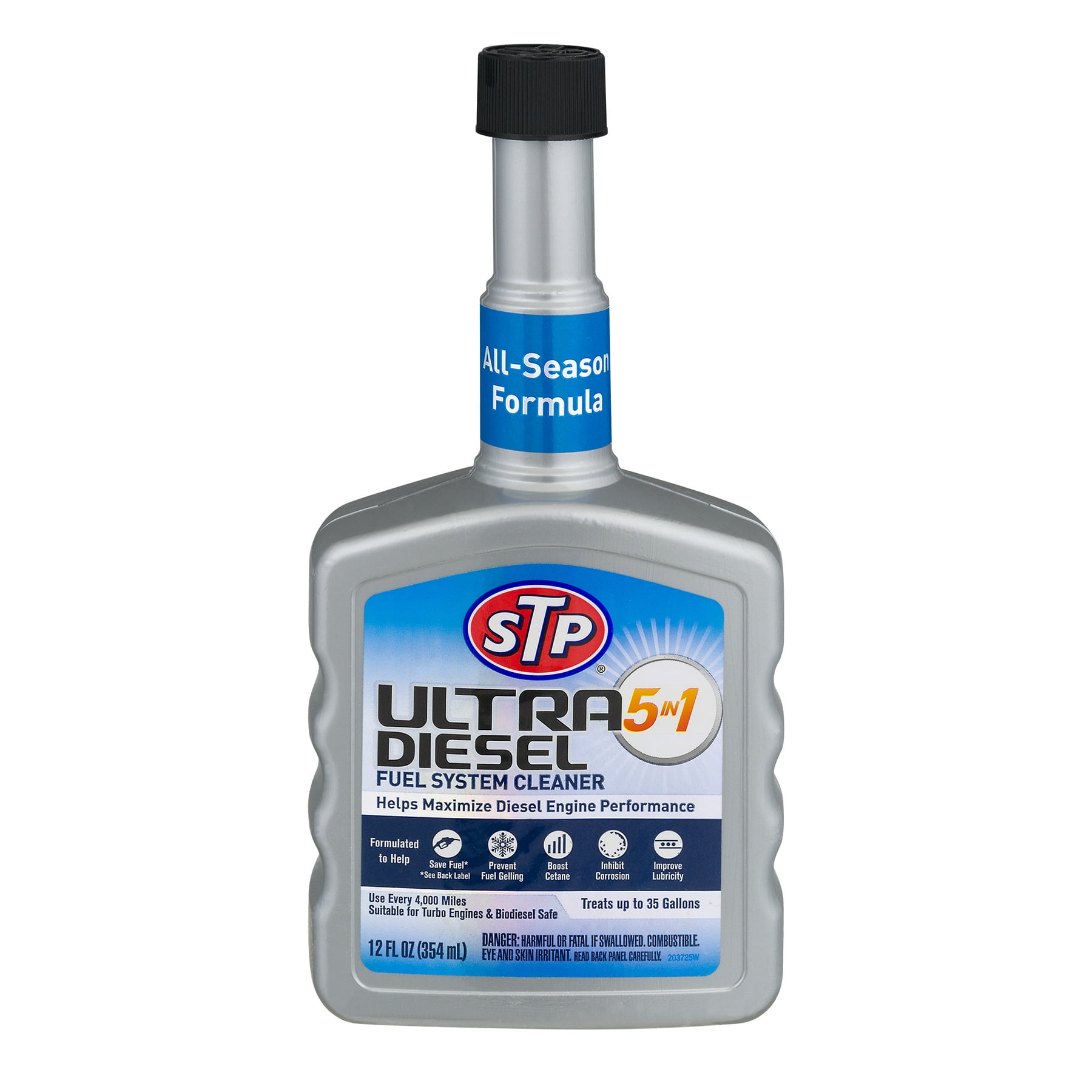 STP Ultra 5in1 Diesel Fuel System Cleaner, 12 fluid ounces, 18316