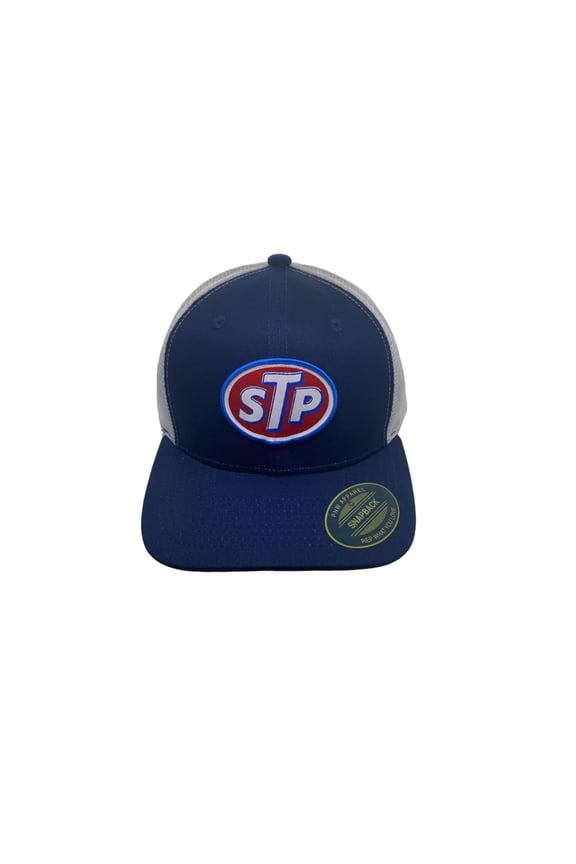 STP Vintage Trucker Hats Mesh Backing Snapback - Adjustable with Woven STP Patch