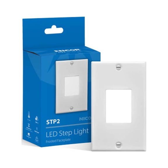 STP2 Frosted White LED Step Light