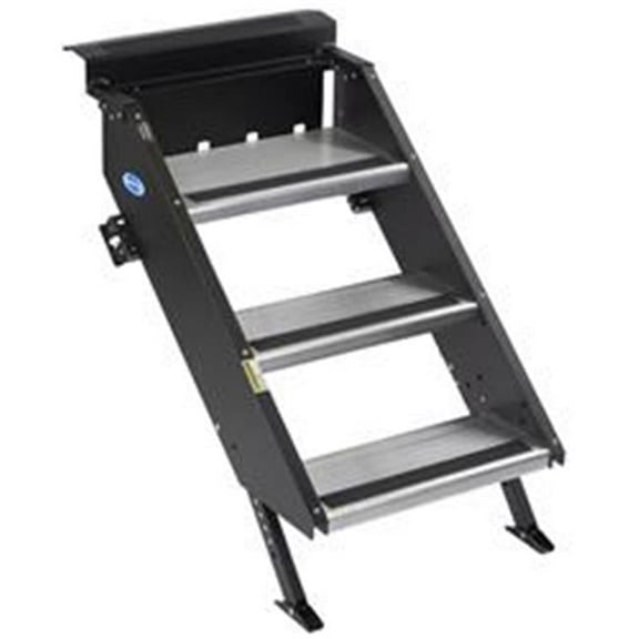 STP32629H 26 in. 3 Step with Strut Assist Weightless RV Steps