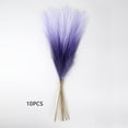 thumbnail image 1 of STPToys 10 Pcs Faux Pampas Grass Fluffy Fake Pompas Floral Home Decoration,Artificial Pompous Grass Branches for Floor Vase Fillers,Wedding Decor - Purple, 1 of 8