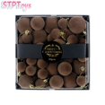 thumbnail image 1 of STPToys 44Pcs Christmas Brown Velvet Ornament Balls Assorted Sizes With Hanging Loops For Xmas Tree Holiday Home Decor, 1 of 8