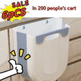 thumbnail image 1 of STPToys 6Pcs Cabinet Door Mounted Foldable Garbage Bin, Multifunctional Kitchen Hanging Trash Can, Compact Collapsible Waste Container for Daily Use, 1 of 6