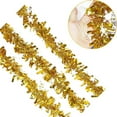 thumbnail image 1 of STPToys 70.8 inch Tinsel Garland Decoration,Glitter Shiny Metallic Tinsel Twist Garland Ornaments for Party Holiday Wedding Birthday Tree Wall - Gold, 1 of 7