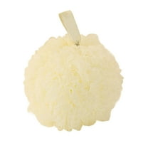 STPToys Bath Sponge Shower Loofahs for Bathroom,Mesh Pouf Bath Scrunchies Body Wash Puff Shower Puff - White
