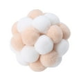 thumbnail image 1 of STPToys Cat Toy Balls with Bell,Colorful Soft Fuzzy Balls Built-in Bell for Cats Interactive Playing Chewing Toys for Indoor Cats and Kittens - White, 1 of 6