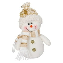 STPToys Christmas Plush Stuffed Snowman Toys,Cute Adorable Plush Companion Dolls Cuddly Toys Xmas Decoration